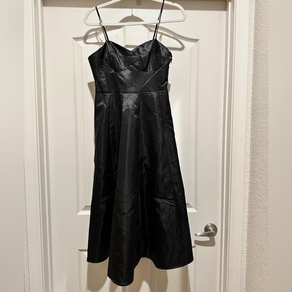 NWT Lulus Something to Celebrate Satin A-Line Midi Dress - Picture 6 of 10